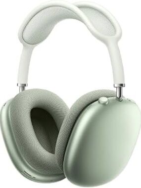 Apple AirPod Max Over-Ear Headphones in Sage Green and White